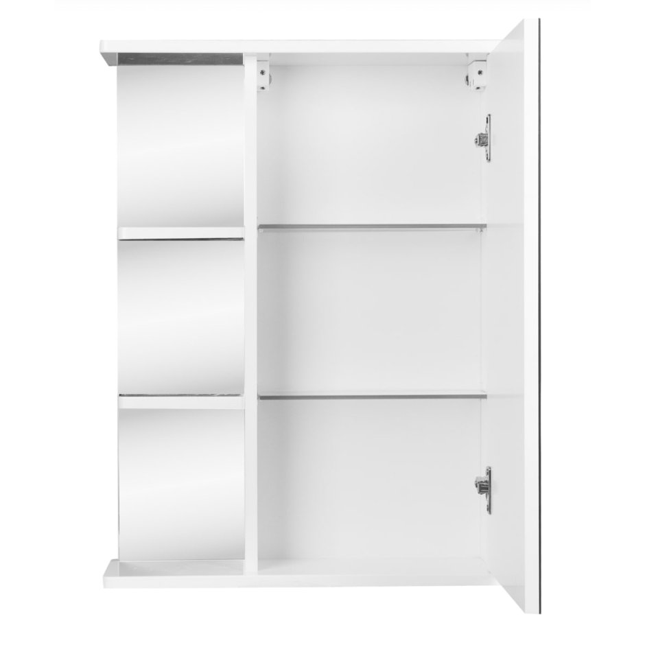 Шкаф зеркальный «Венеция» 55 см цвет белый