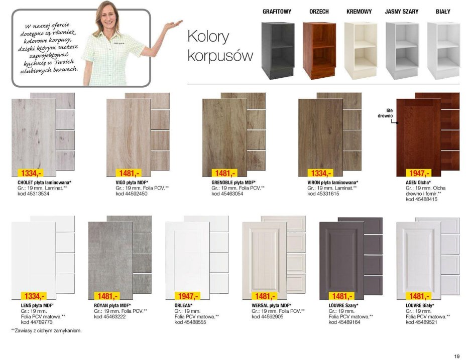 Двери для кухонной мебели Леруа Мерлен