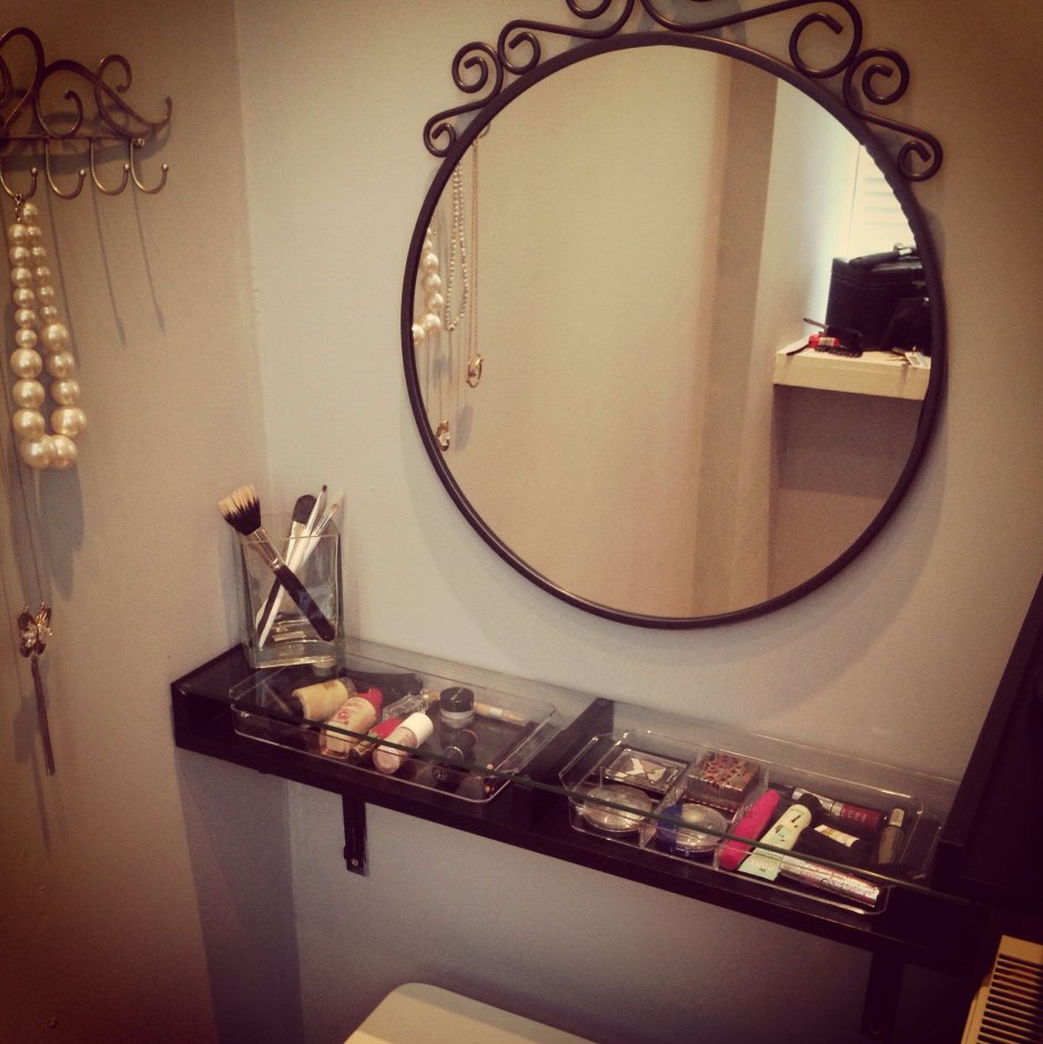 Зеркало "circle Matte Black"