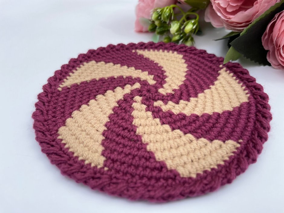 Наталья Галкина коврик крючком