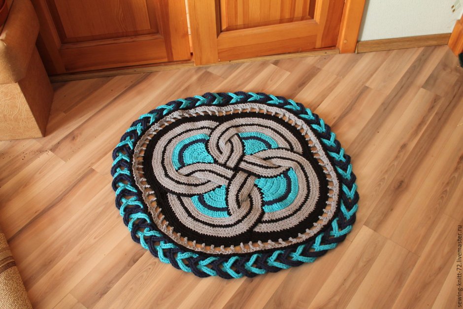 Японские вязаные коврики