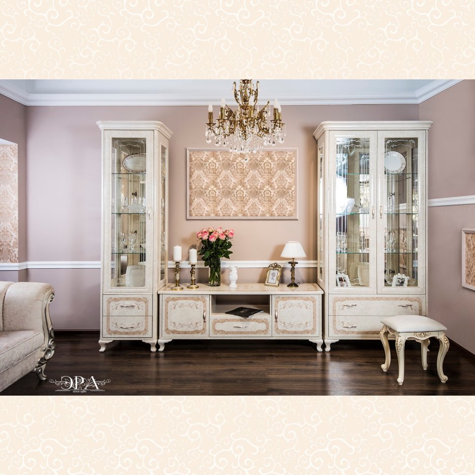 Двустворчатая витрина Патрисия