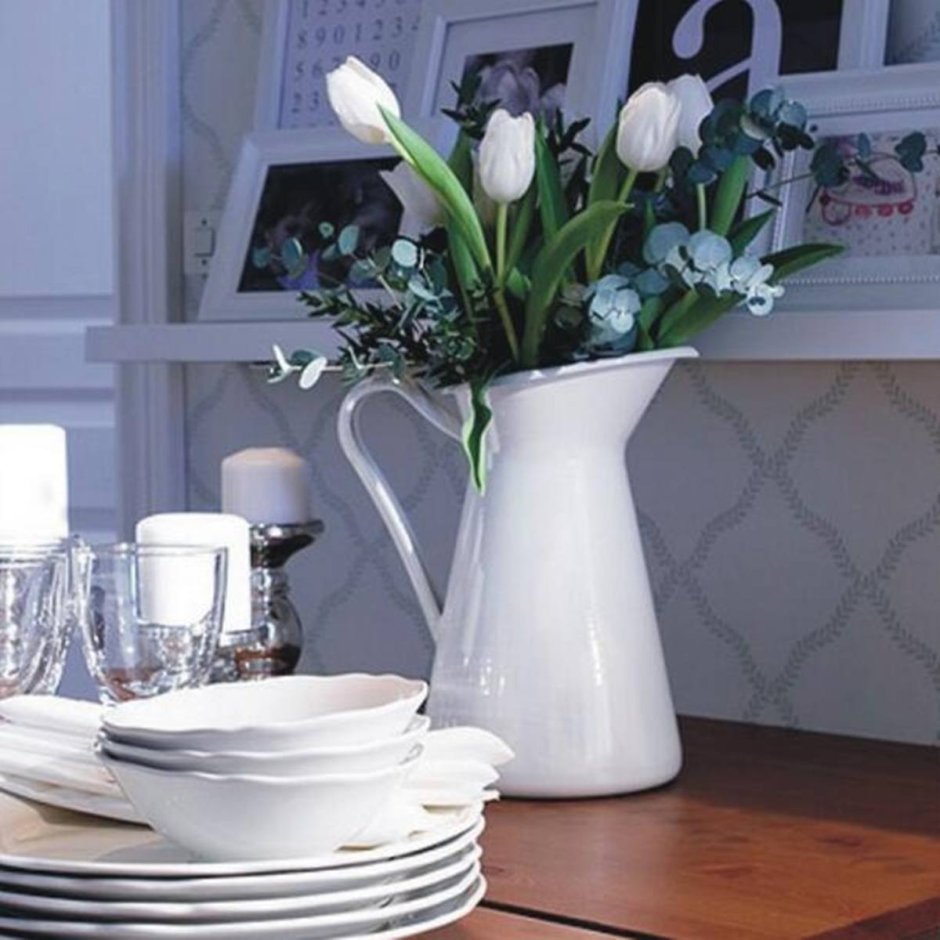 Кувшин икеа белый