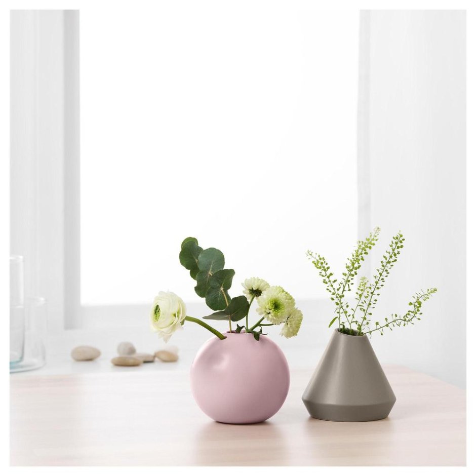 Розовая ваза ГРАДВИС икеа