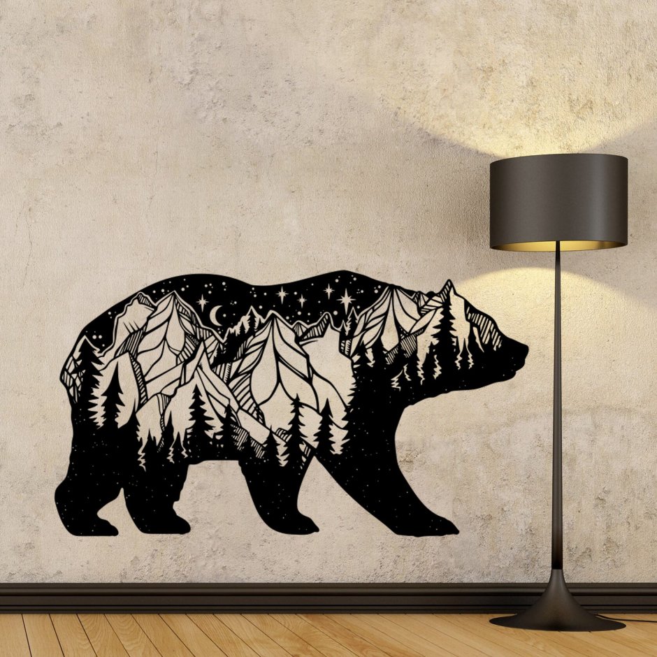 Фотообои медведь на стену