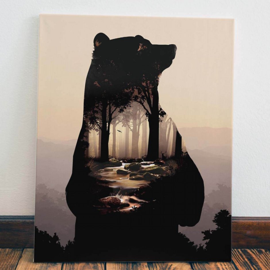 Рисунок медведя для срисовки легкие