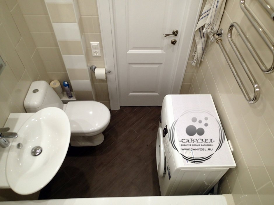 Санузел 2 кв м