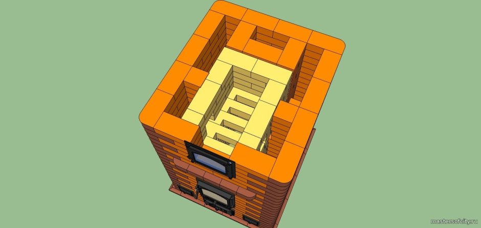 Печи Кузнецова порядовка каминопечь