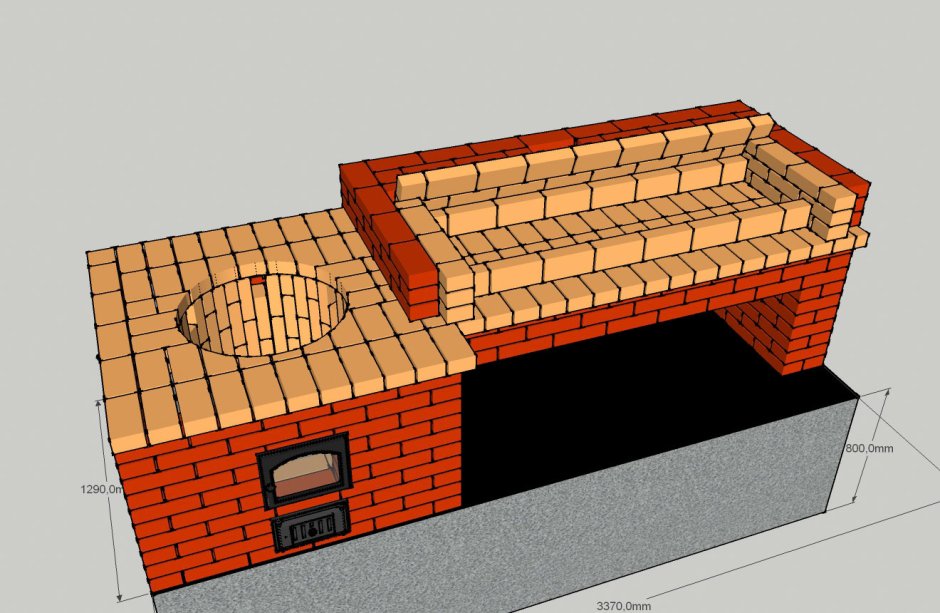 Выложить печь из кирпича
