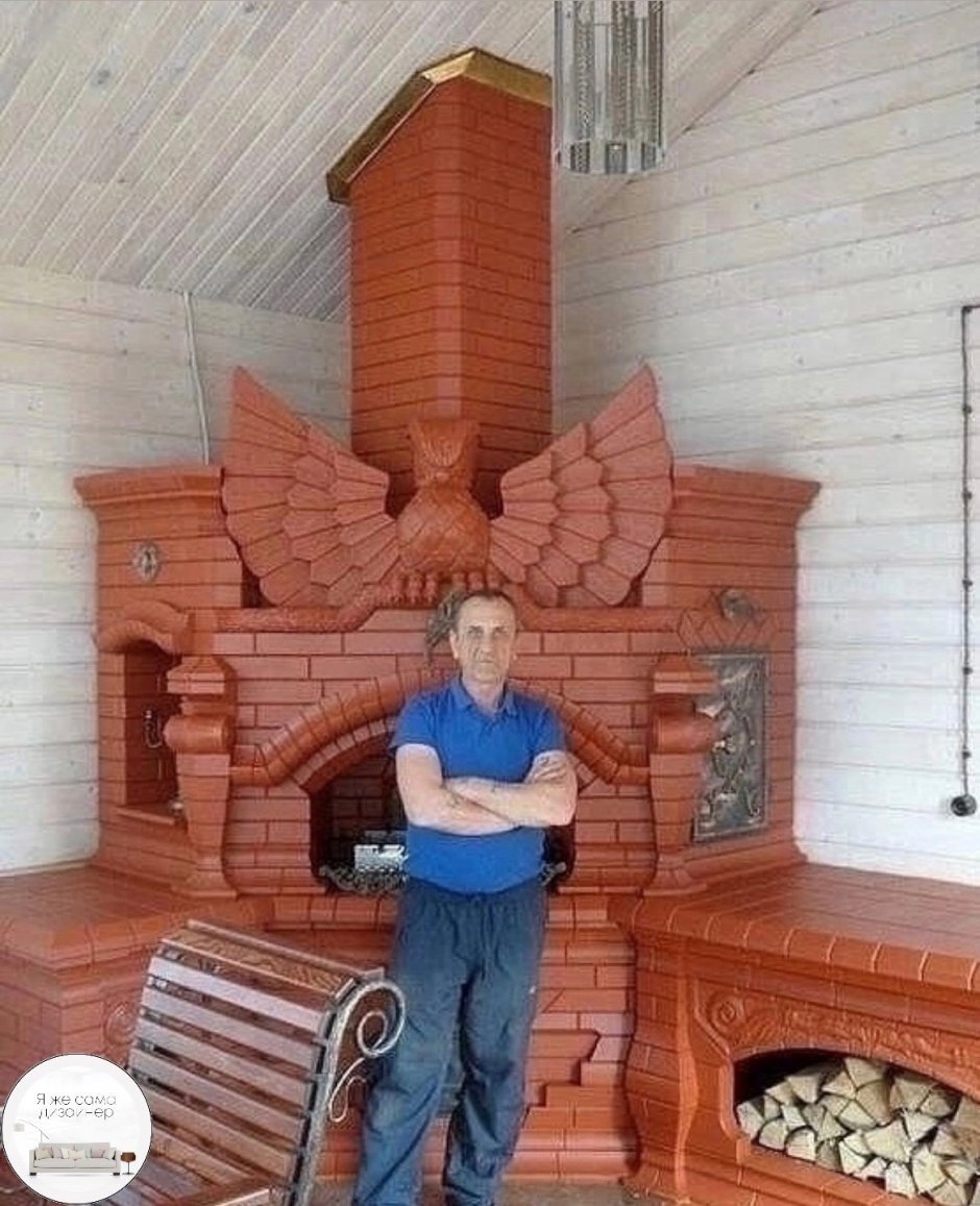 Печь с мангалом и казаном для беседки порядовка и схема