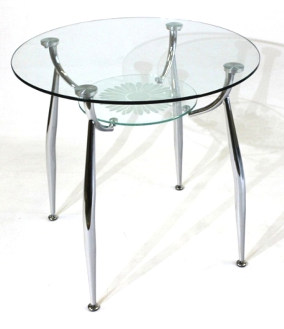 Vittsjö ВИТШЁ журнальный стол, черно-коричневый/стекло 75 см