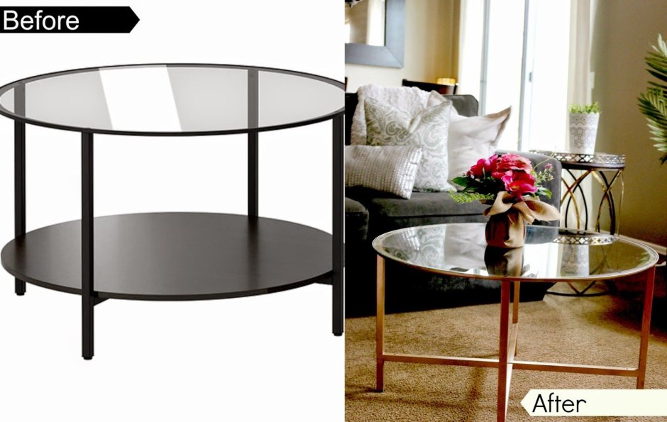 Allsta Альста стол, стекло/металлический черный