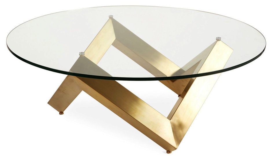 Столик придиванный стеклянный