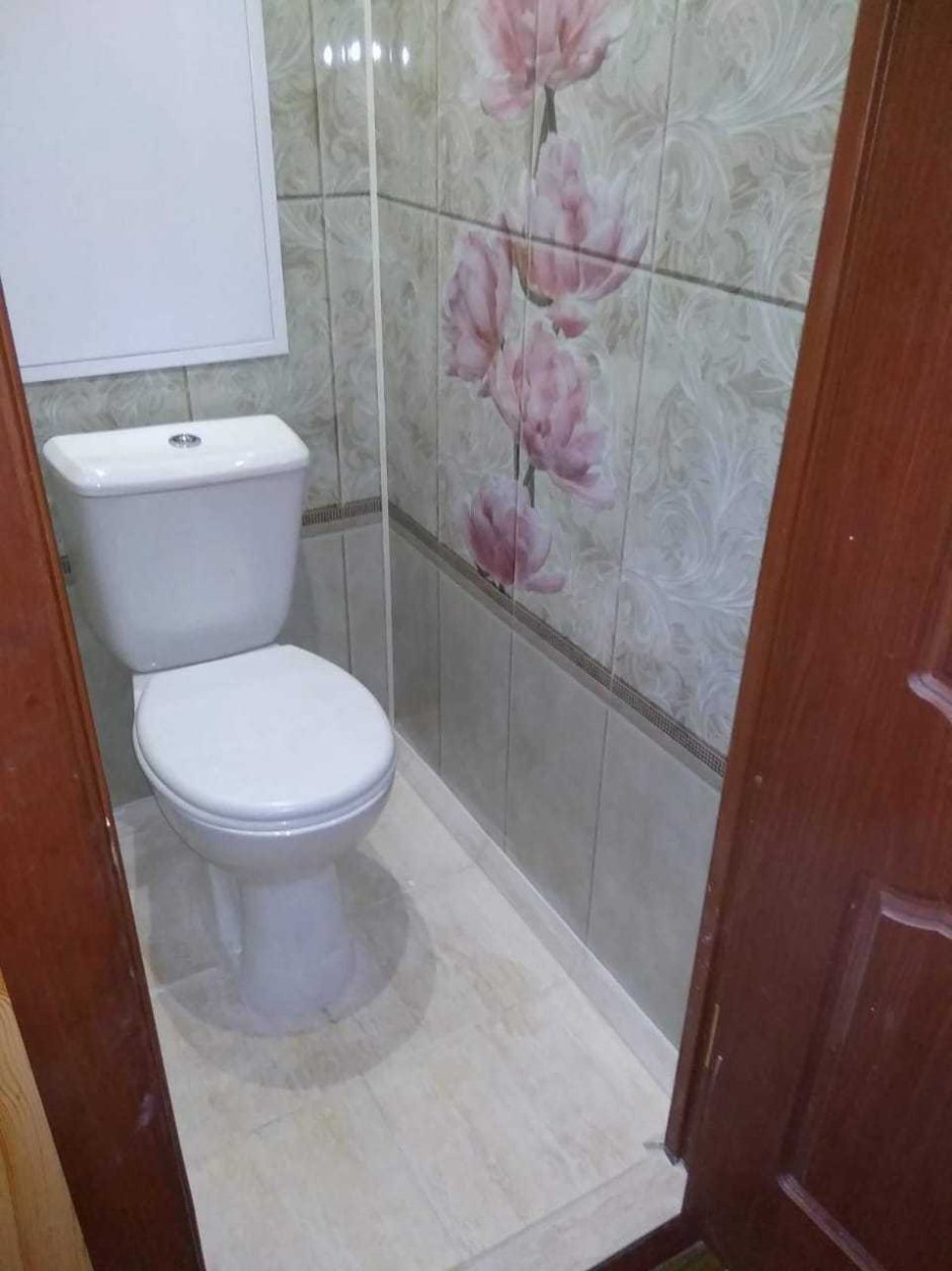 Отделка панелями ПВХ туалета и ванной