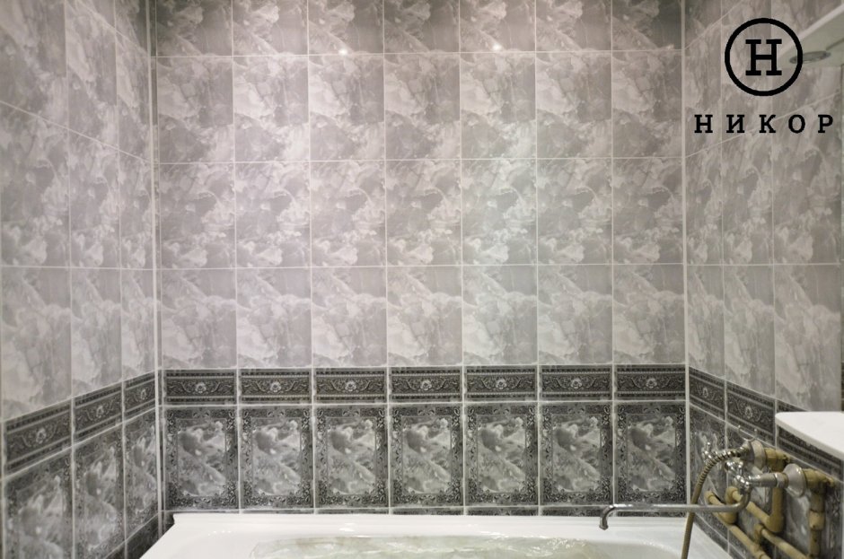 Пластиковые панели под кафель