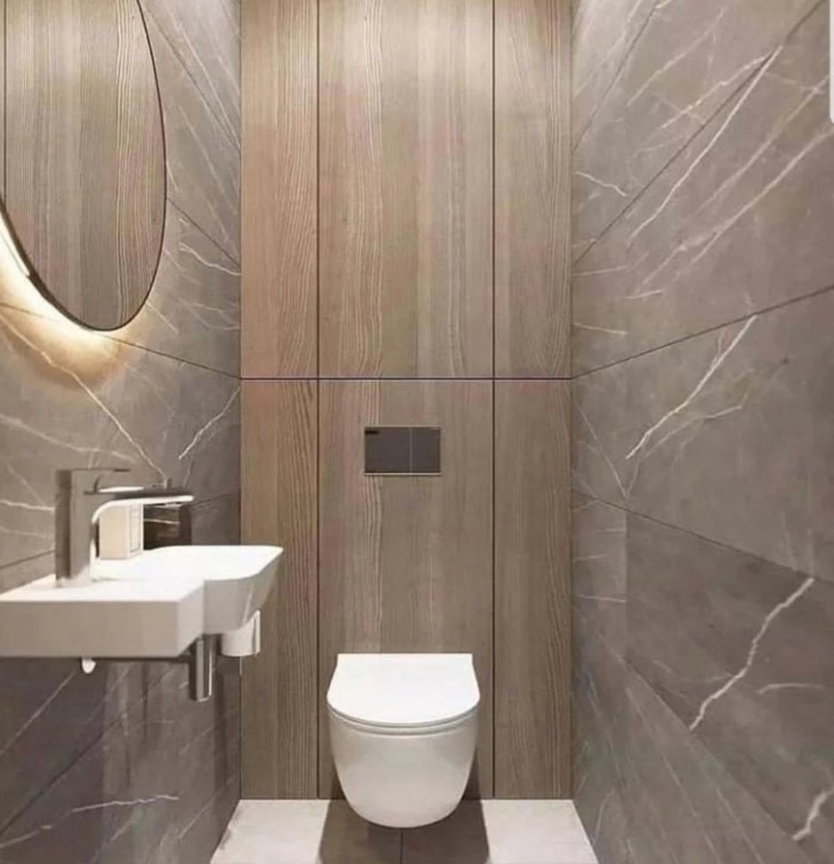 Интерьер туалетной комнаты