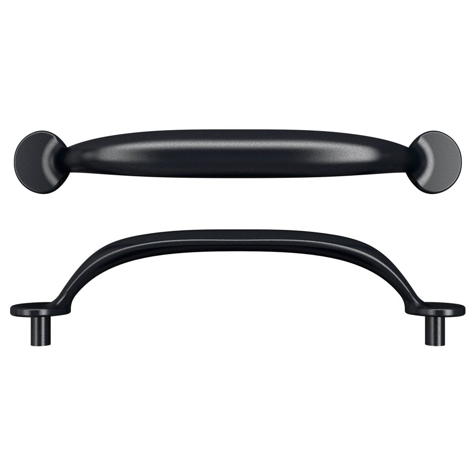 Ручка скоба черная икеа