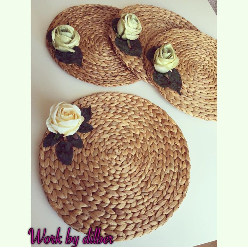 Сервировочные салфетки из джута