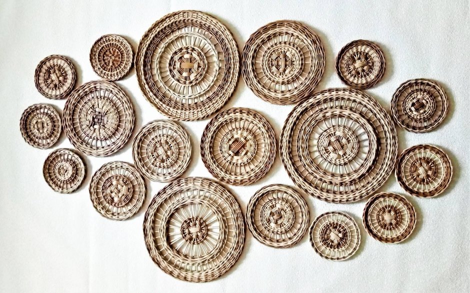 Подставка под горячее из джута