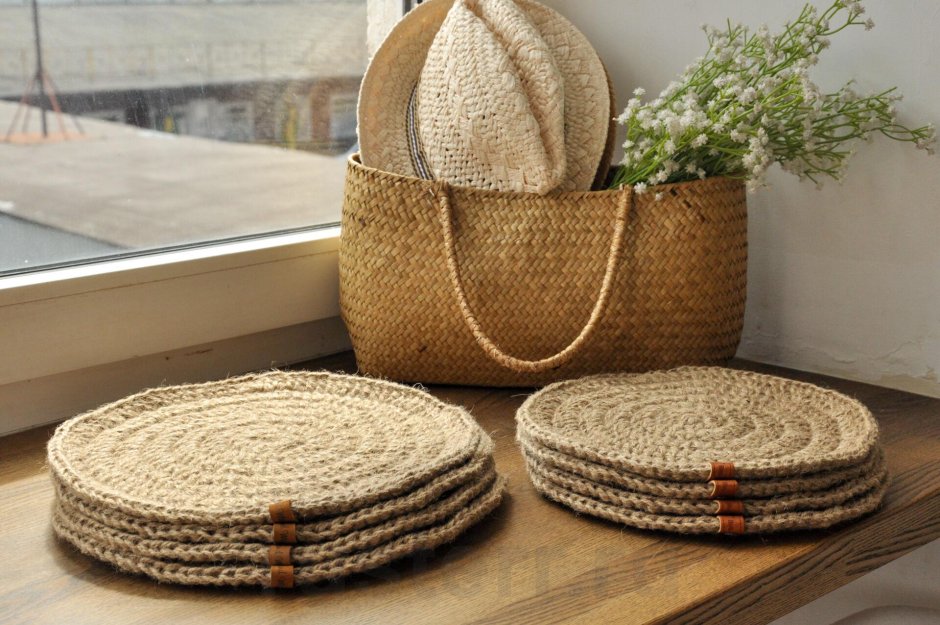 Салфетки из джута