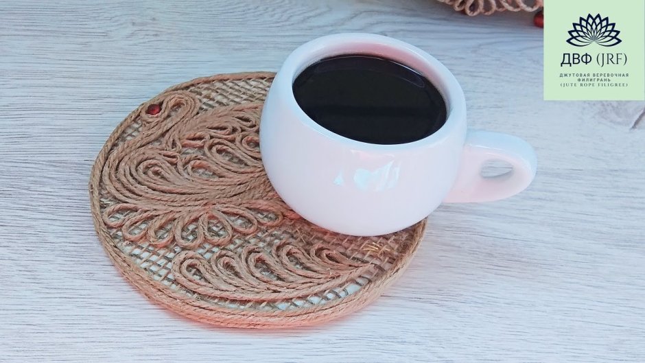 Подставка под стакан крючком схемы