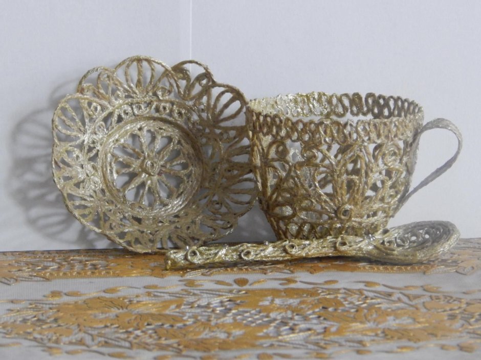 Салфетка из джута мастер класс