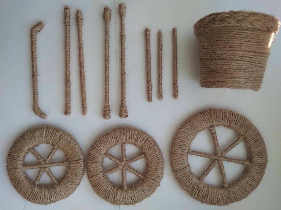 Декор из джута для кухни