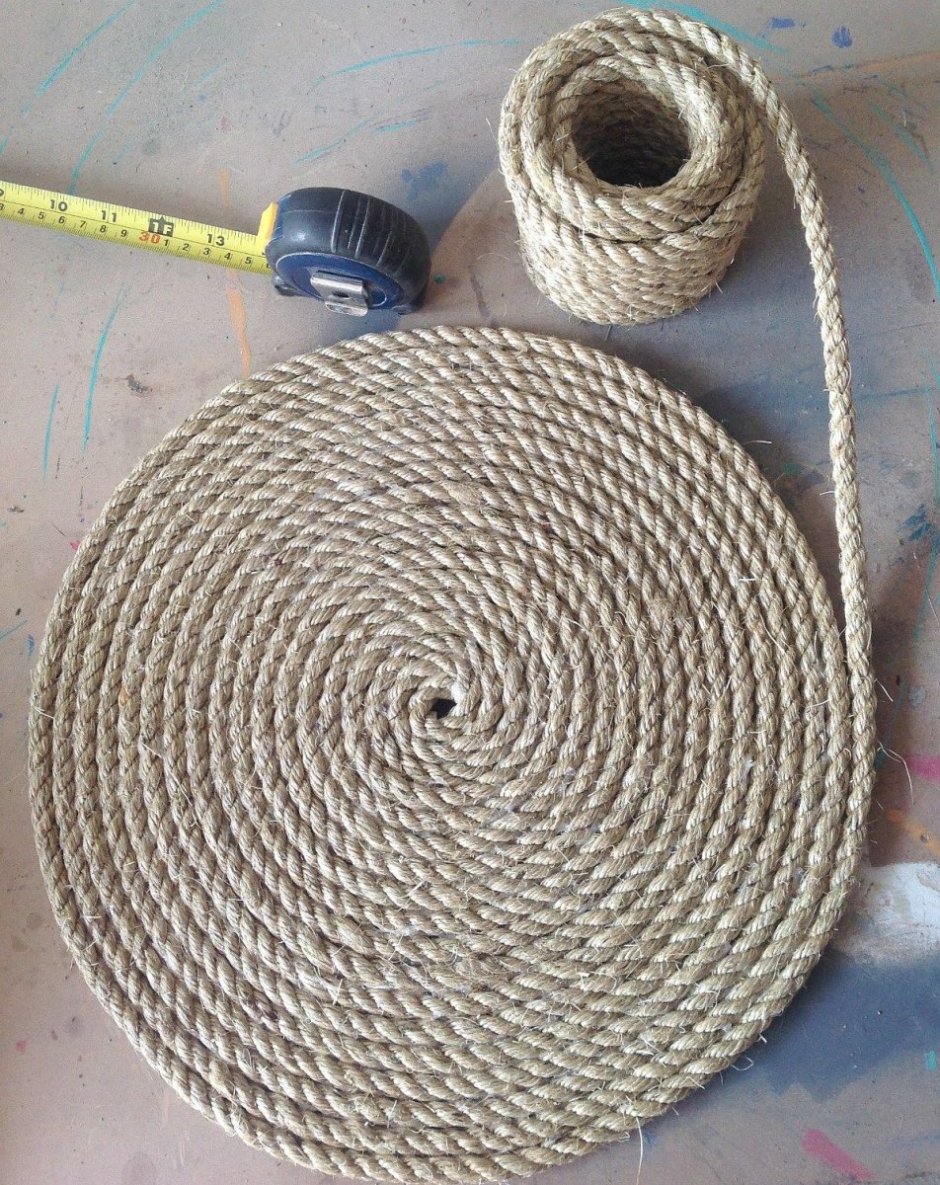 Корзина из джута