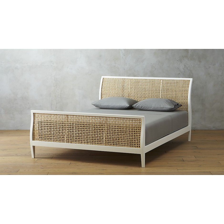Кровать с ротанговым изголовьем икеа