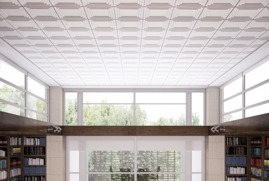 Потолок армстронг цветной