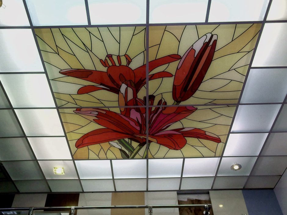 Витражные потолки Армстронг