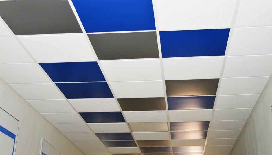 Металлокассеты для потолка Армстронг