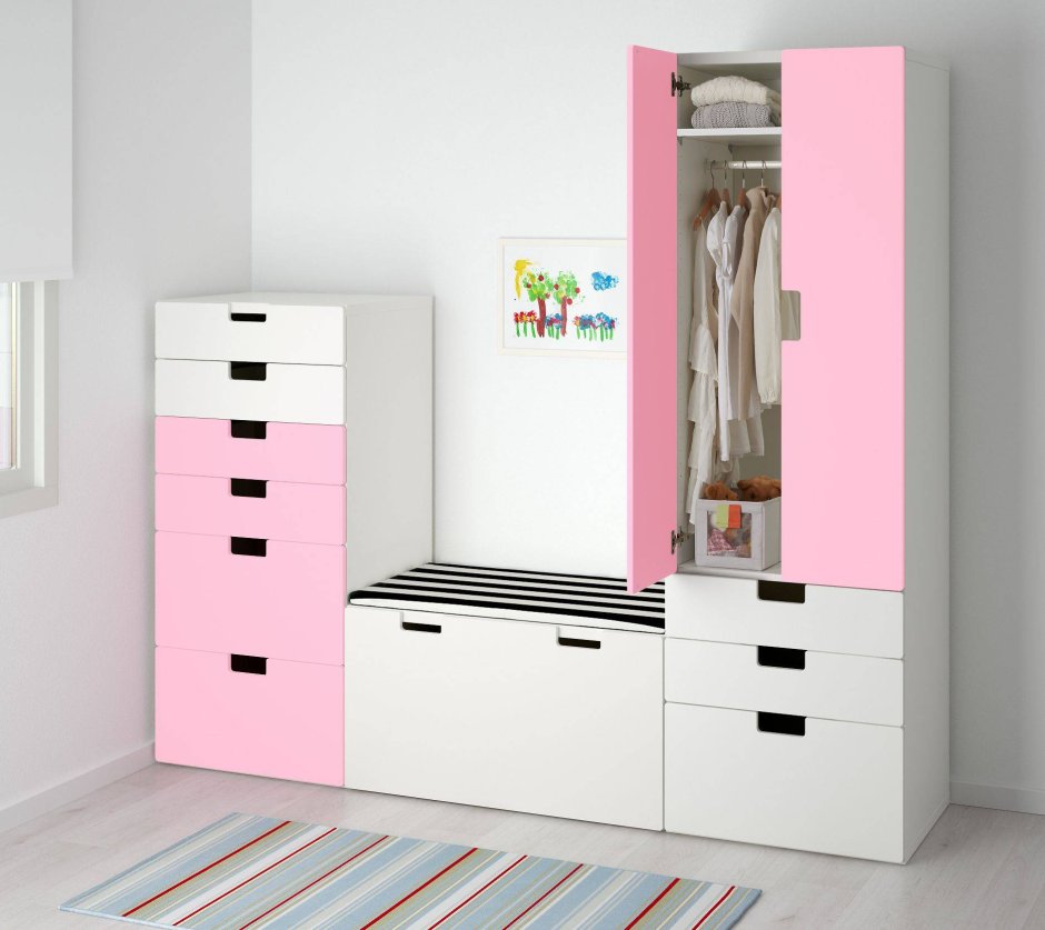 Икеа СТУВА шкаф белый