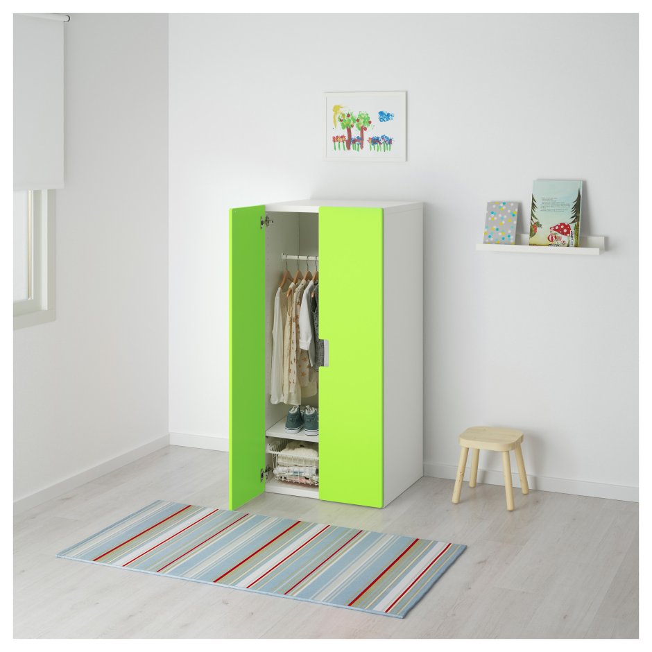 Шкаф детский икеа СТУВА зеленый