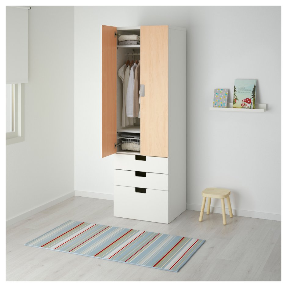 СТУВА икеа шкаф детский белый