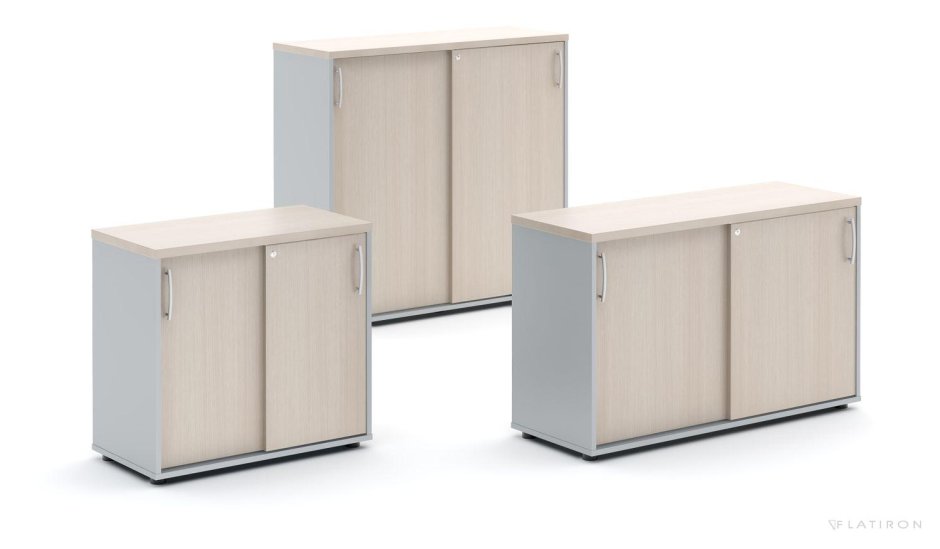 Тумба с раздвижными дверцами ш 110