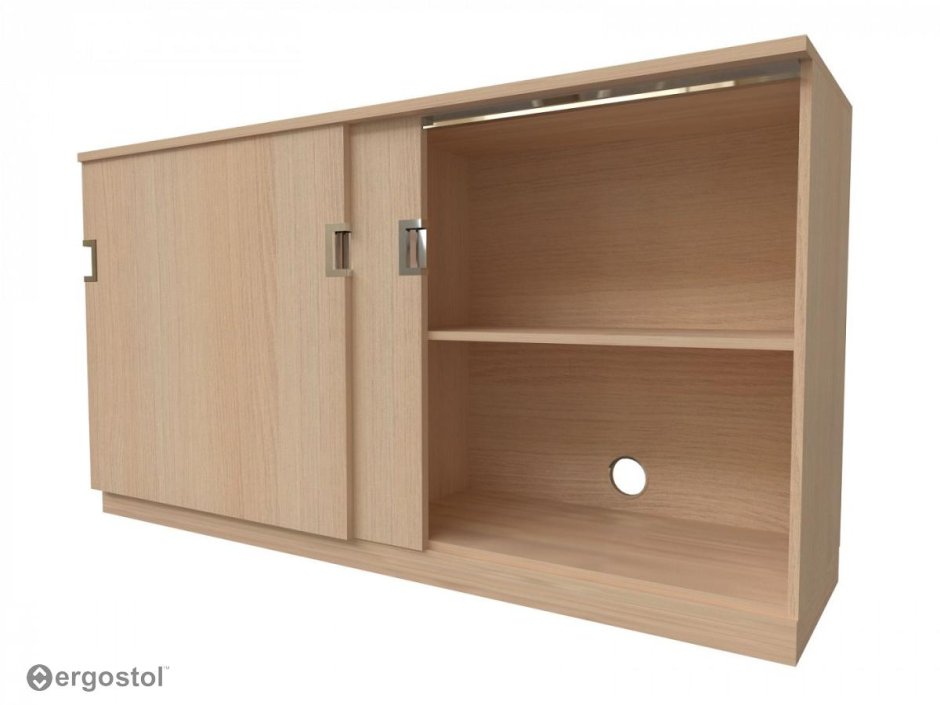 Тумба с раздвижными дверцами ш 110