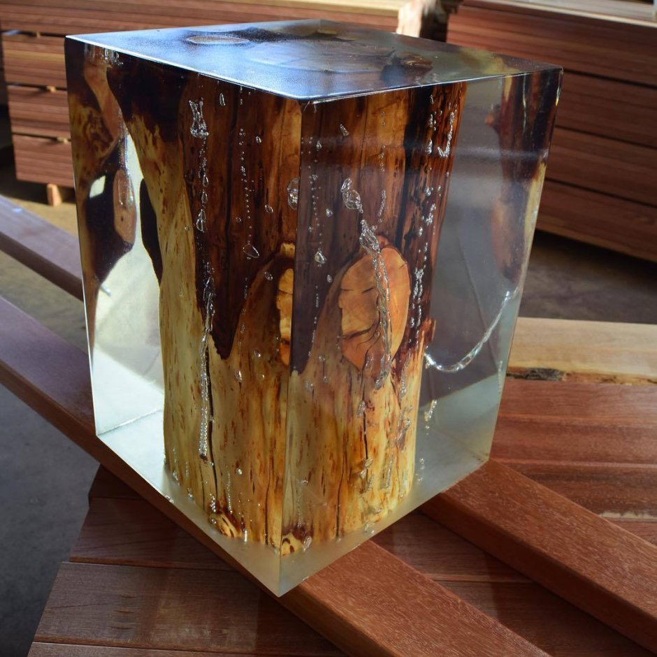 Изделия из эпоксидки и дерева