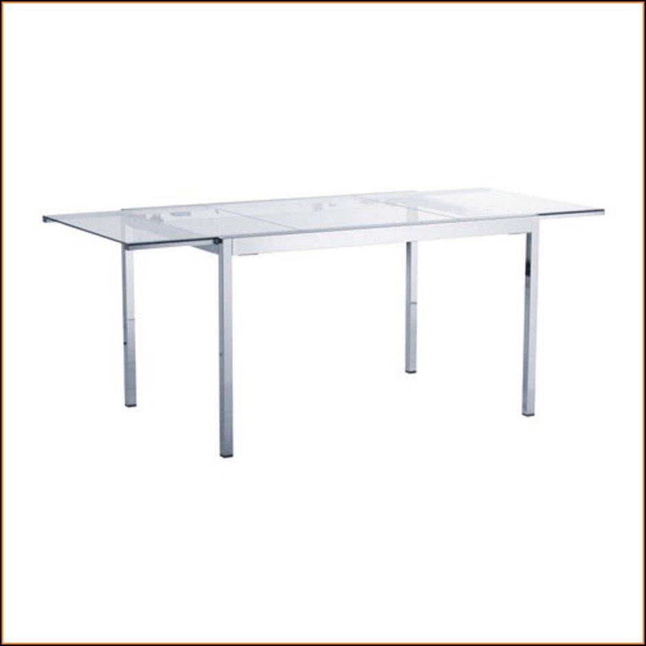 Стеклянный обеденный стол икеа