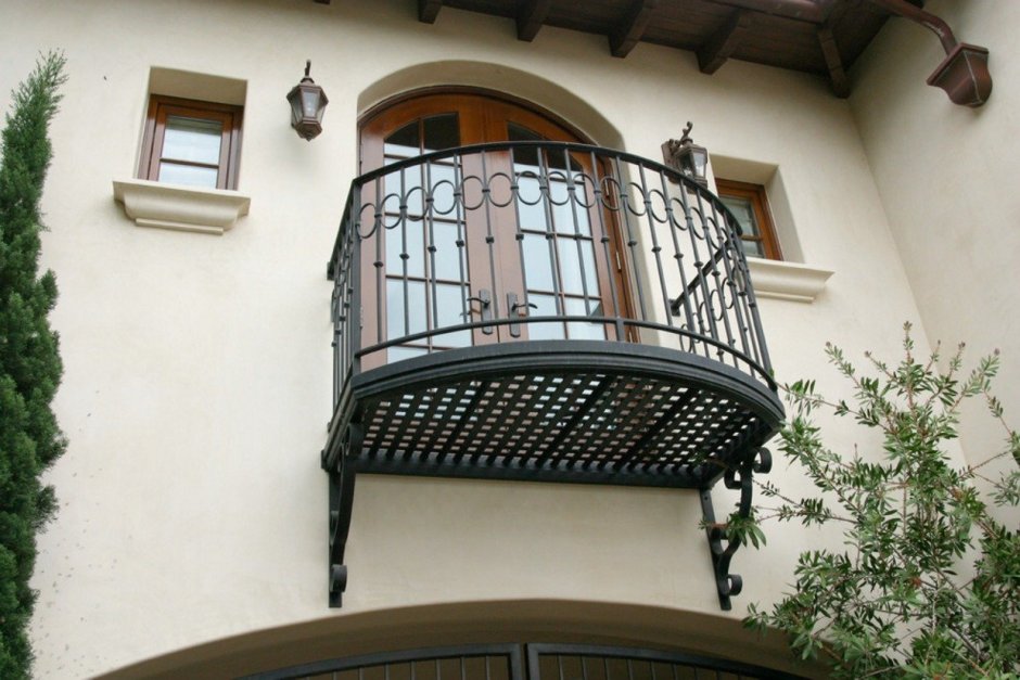 Красивое ограждение балкона