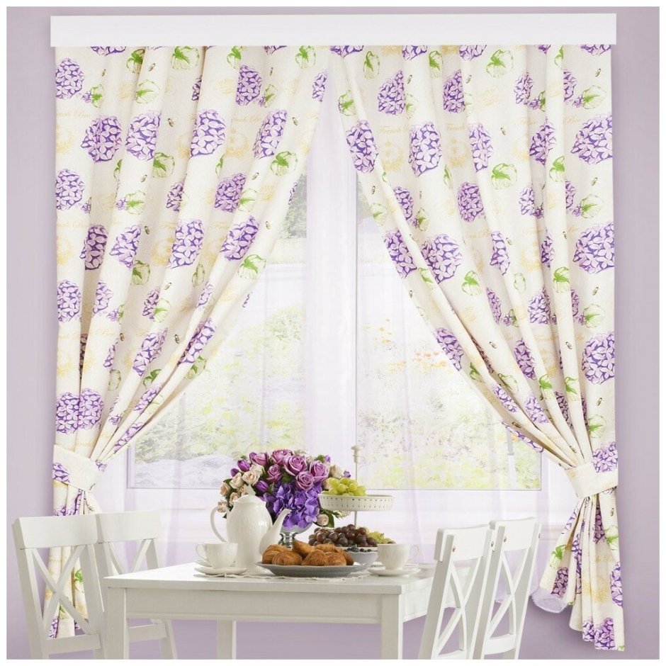 Altali комплект штор для кухни с подхватами 136х180 см- 2 шт