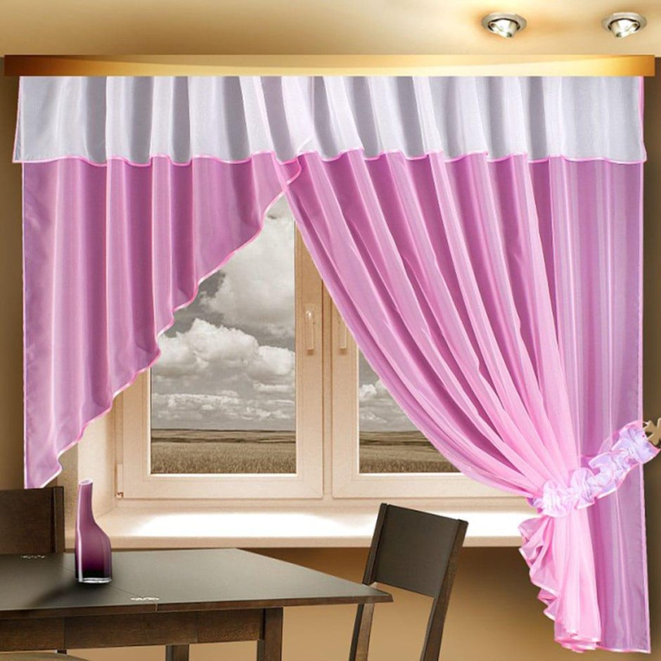 Красивые шторы на кухню