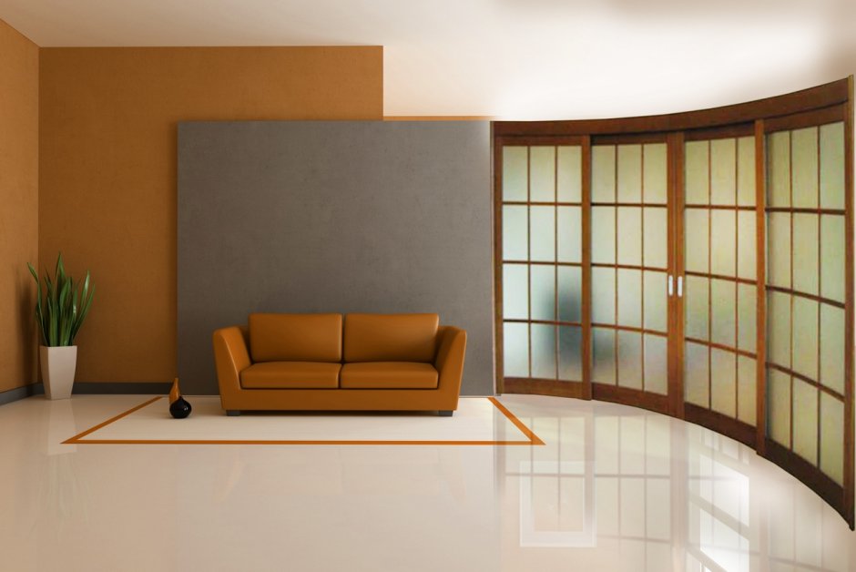 Межкомнатные перегородки полукруглые