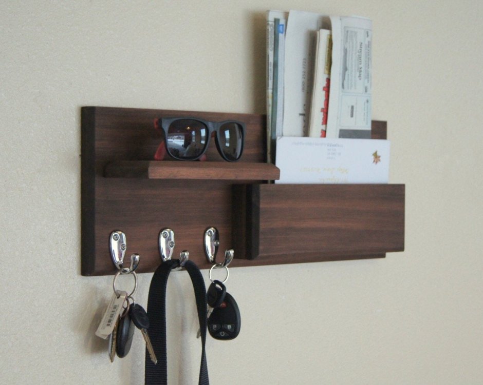 Полка для телефона настенная в прихожую