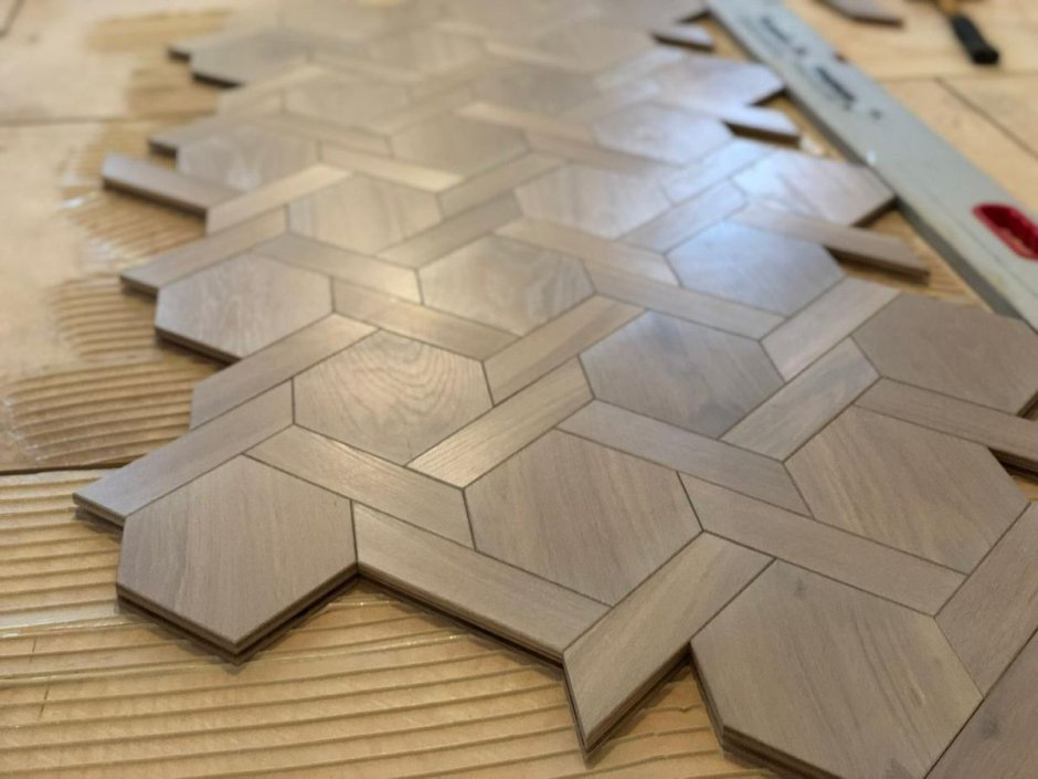 Наборный мозаичный паркет