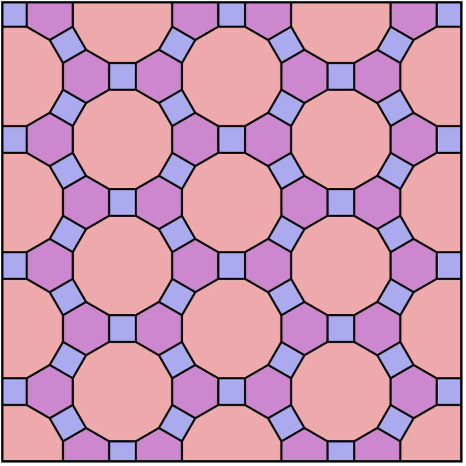 Паркеты из полуправильных многоугольников