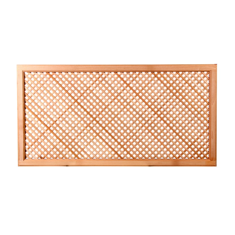 Экран для радиатора массив 120х60 см, цвет бук