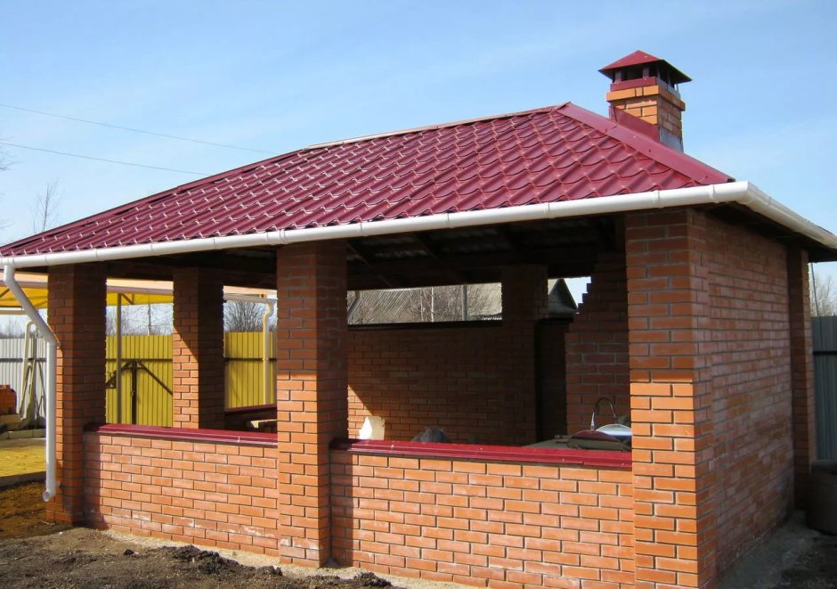 Остекление беседки