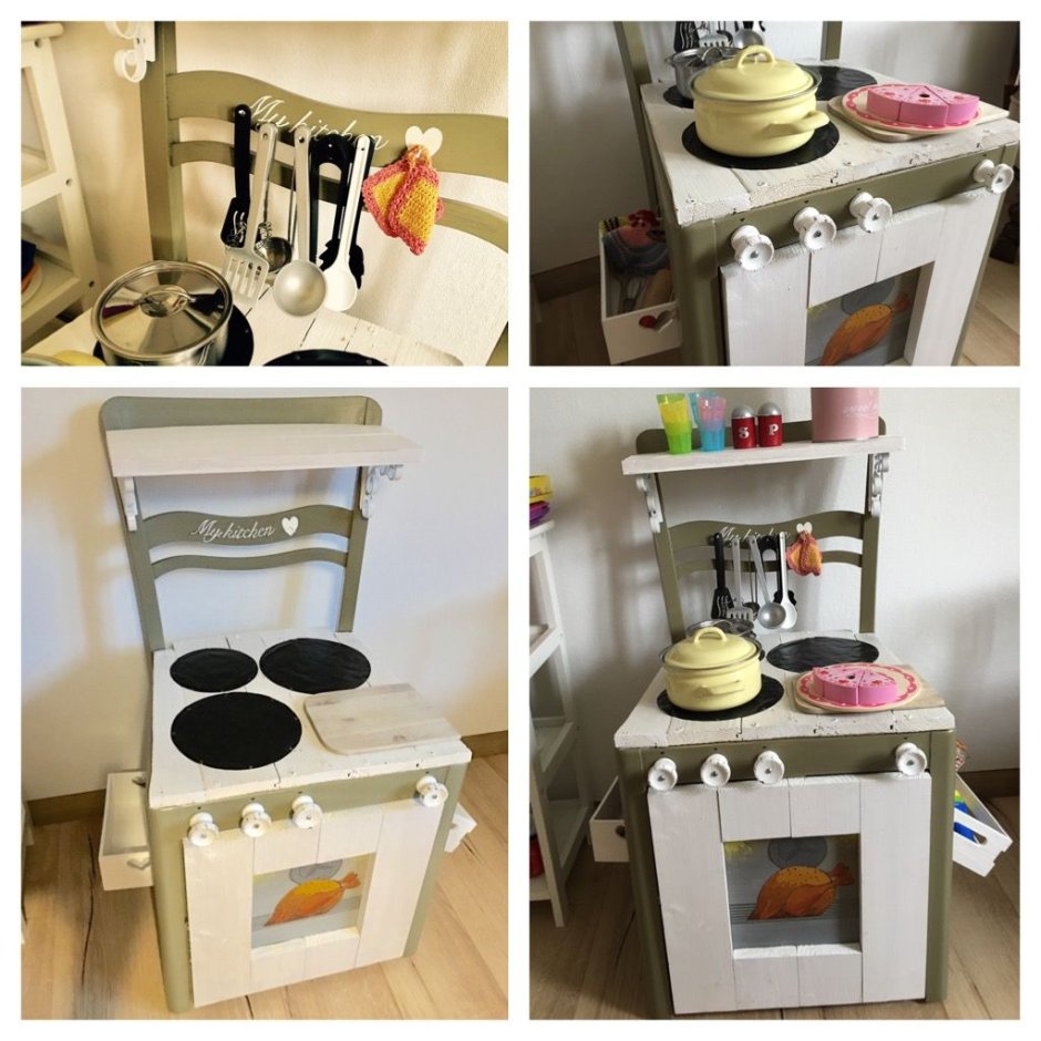 Детская плита из табуретки