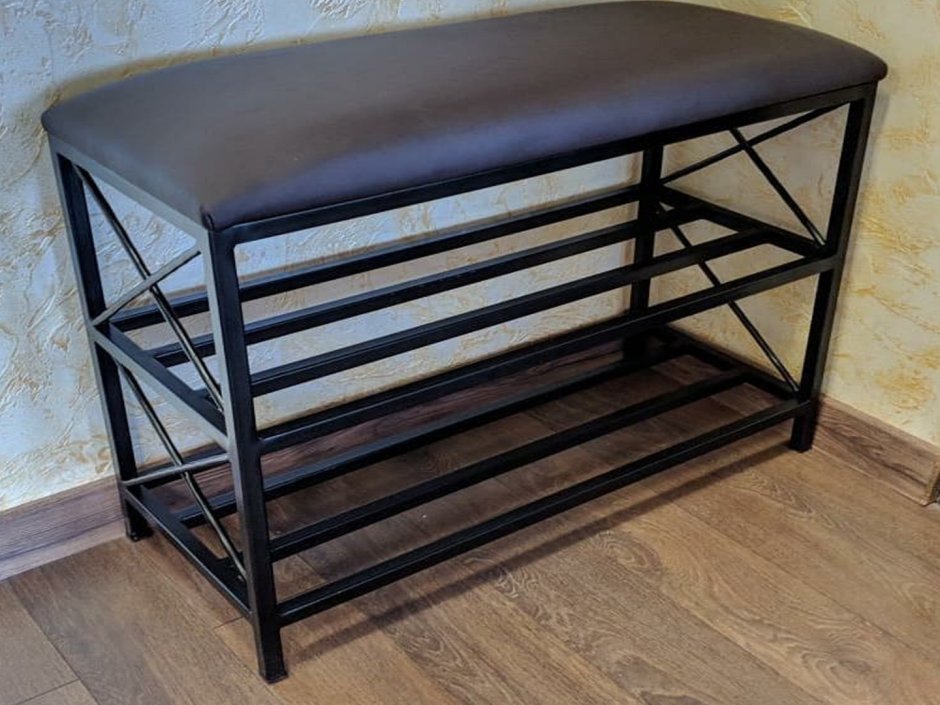 Обувница стиле лофт (Loft)/ Этажерка для обуви, Kiwi